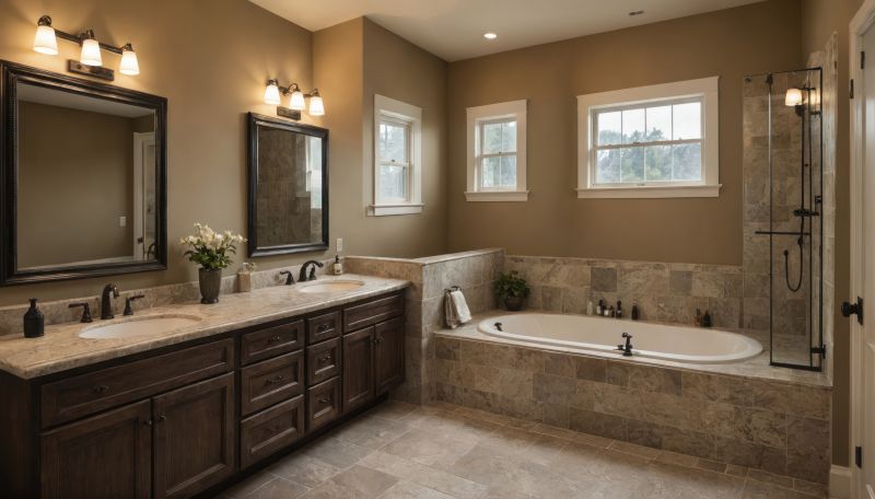 Contemporary Bathroom with Neutral Palette